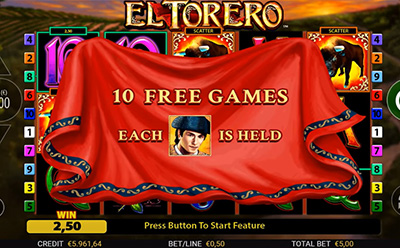 El Torero Slot Bonus Round