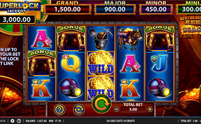 Eureka Reel Blast Superlock Slot Bonus Round