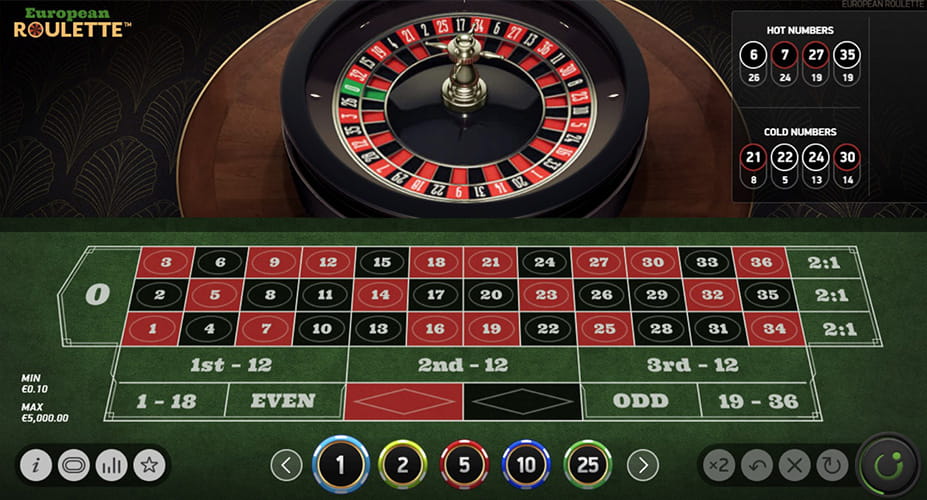 European Roulette Demo Game