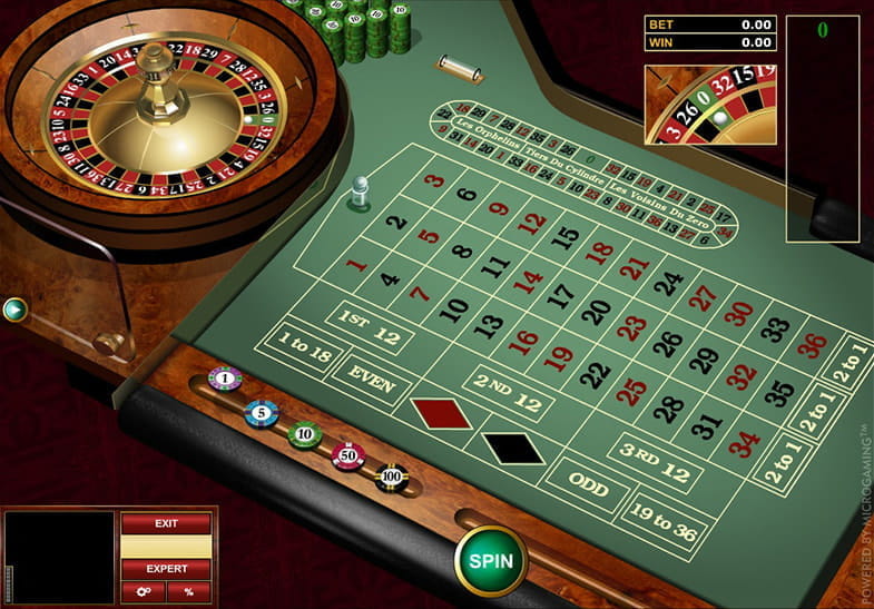 Play European Roulette Gold by Microgaming for Free