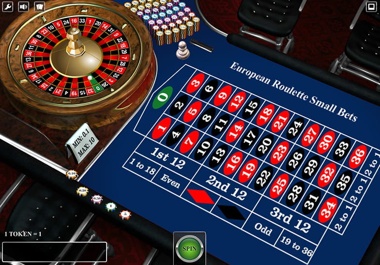 Play the Demo Version of European Roulette Small Bets