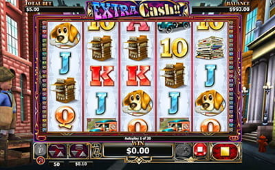Extra Cash Slot Gameplay