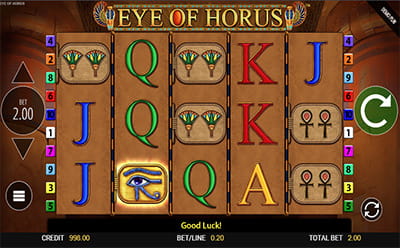 The Eye of Horus Online Slot at Merkur Slots