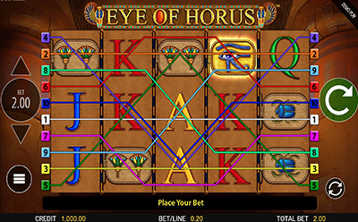 Der Eye of Horus Online Slot im Merkur Slots