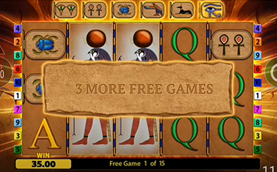 Eye of Horus Slot Free Spins