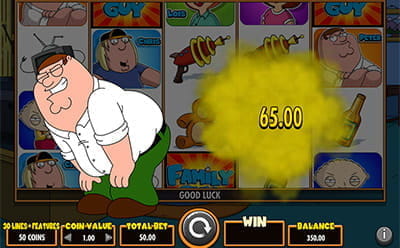 Peter's Feature at Family Guy Online Slot