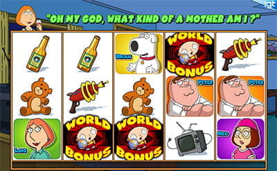 World Bonus at Family Guy Slot