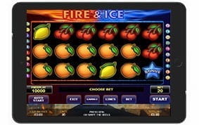 Fire and Ice Slot at Fun Casino Mobile