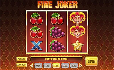Fire Joker Game at Kaiser Slots Casino