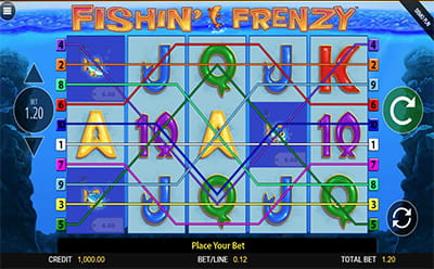The Fishin' Frenzy Online Slot at Jackpotpiraten