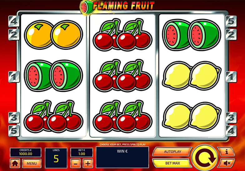 Free Demo of the Flaming Fruit Slot