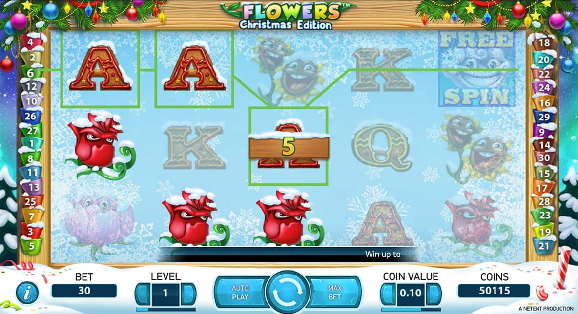 Flowers Christmas Edition Slot Review About the Seasonal NetEnt Slot
