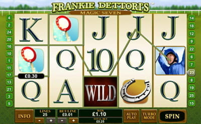 Frankie Dettori’s Magic Seven Jackpot Slot Bonus Round