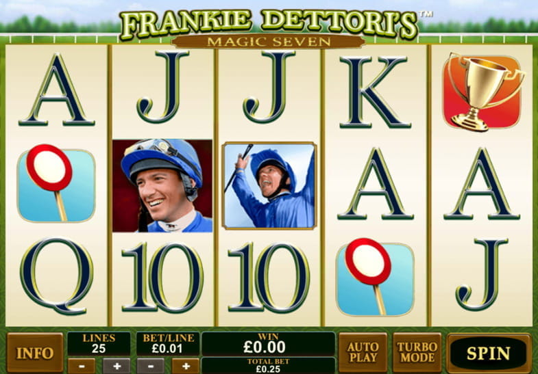 Play the Frankie Dettori’s Magic Seven Jackpot Slot Game!