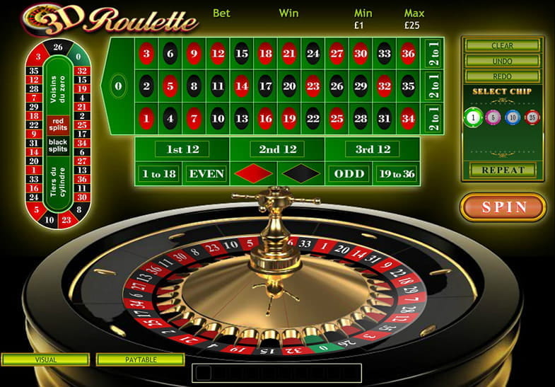 Play 3D Roulette for Free