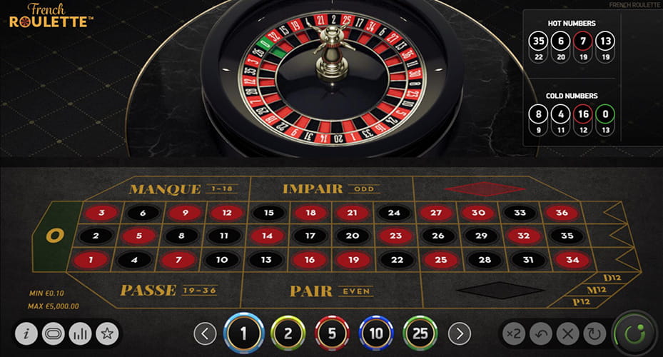 French Roulette Demo Game