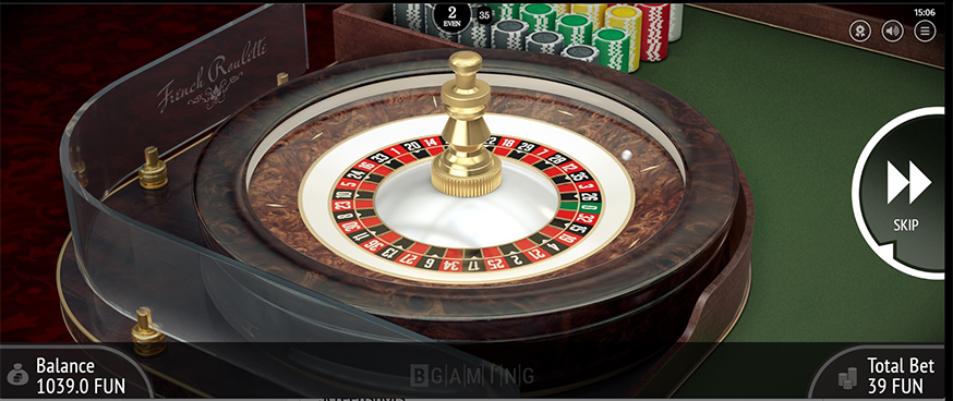 French Roulette gameplay screenshot