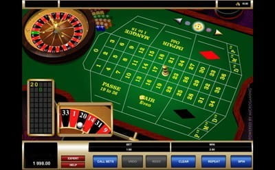 French Roulette Table Game at 21 Casino Mobile