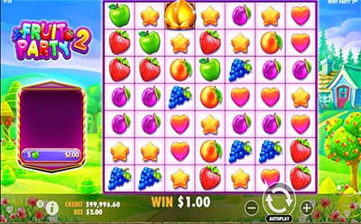 Der Online Slot Fruit Party 2 im Nine Casino