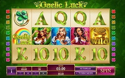 Gaelic Luck Slot in Paddy Power Online Portfolio