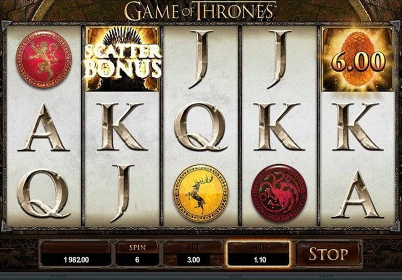 Free Demo of the Game of Thrones 15 Line Slot Game