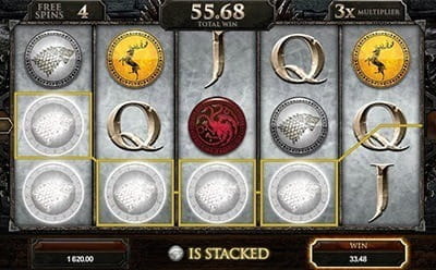 Game of Thrones 15 Line Slot Free Spins