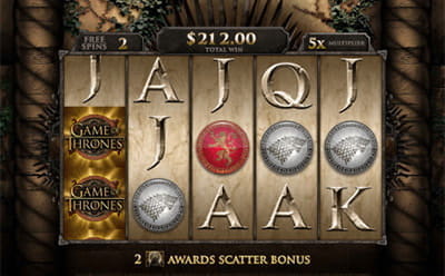 Mobile Version of Game of Thrones Slot Machine