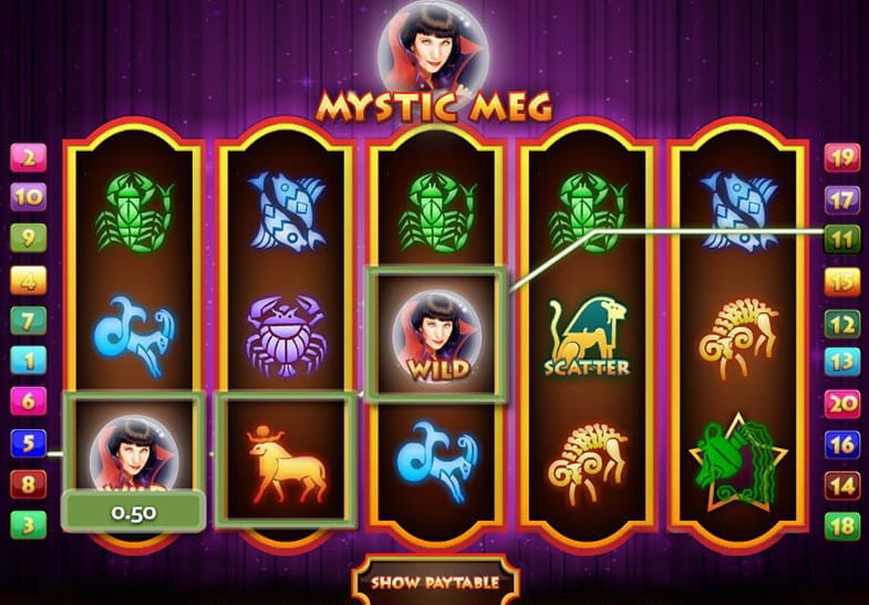 Mystic Meg slot by Gamesys