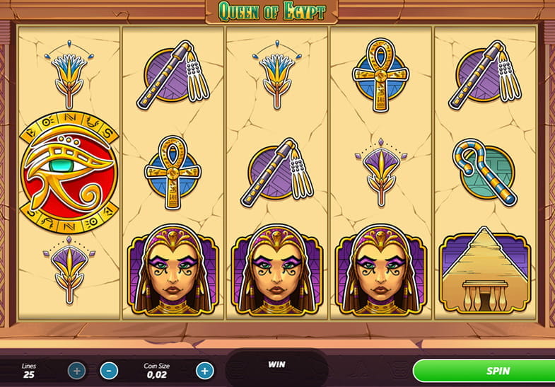 Queen of Egypt slot by Gamesys