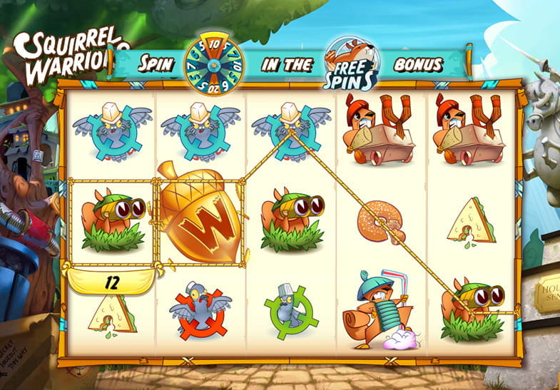 Squirrel Warriors slot by Gamesys
