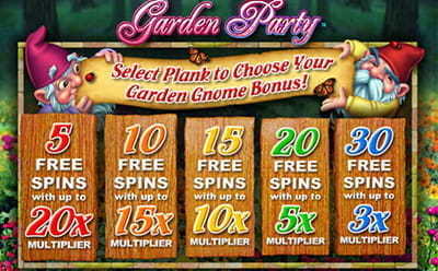 Garden Party Slot Free Spins