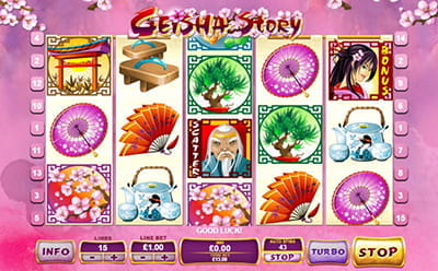 Geisha Story Slot Gameplay