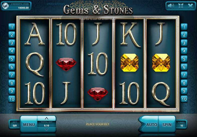 Free Demo of the Gems and Stones Slot