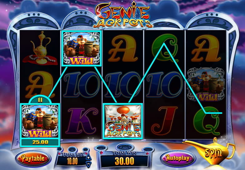 Genie Jackpots Online Slot by Novomatic