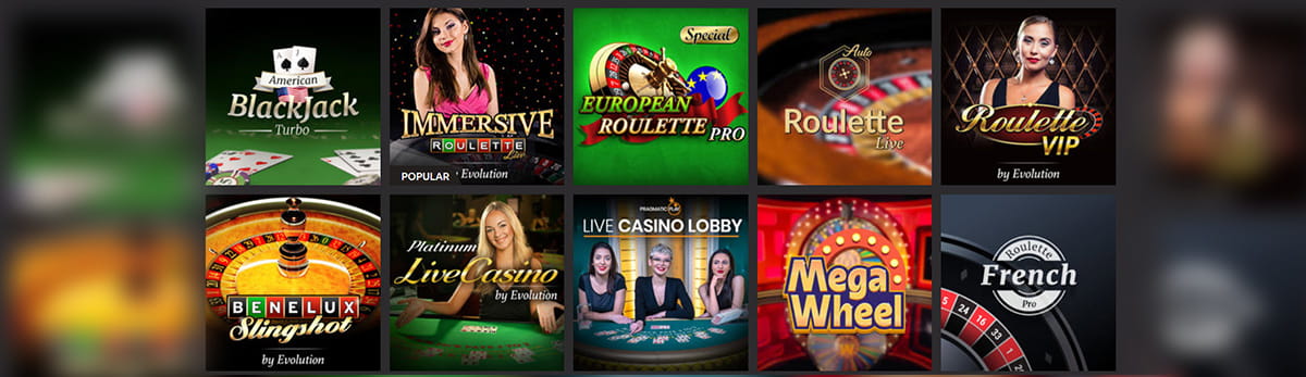 Table Games Catalogue in Giant Casino
