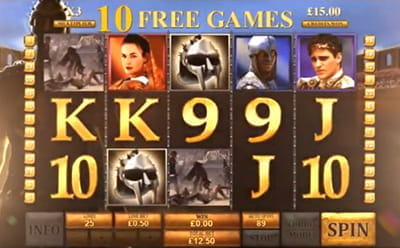 Gladiator Jackpot Slot Free Spins