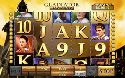Gladiator Jackpot Slot Gameplay