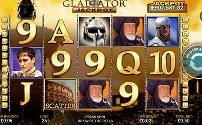 Gladiator Jackpot Slot Mobile