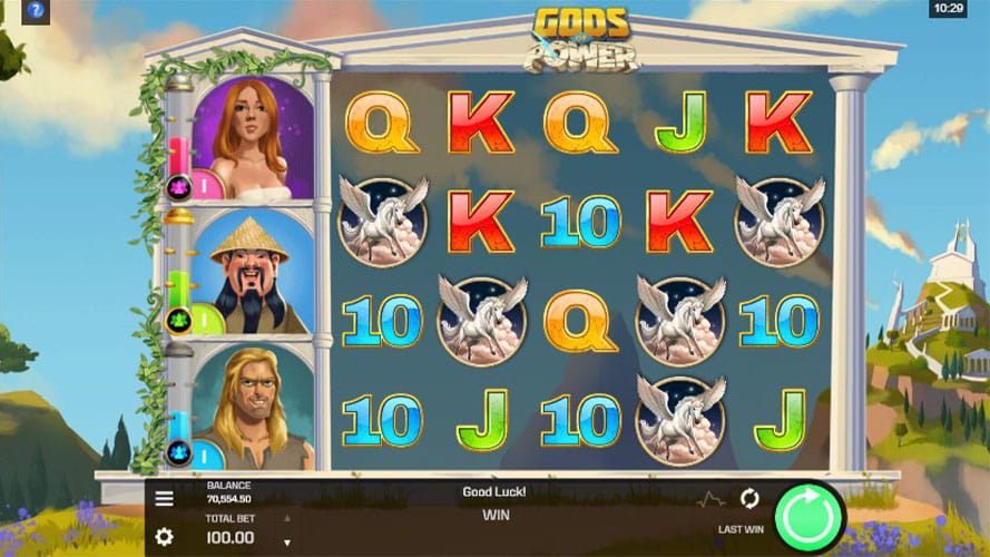 Free Demo of the Gods of Power Slot