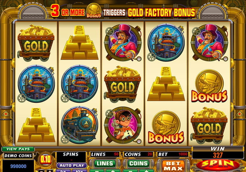 Gold Factory Slot Review and Free Play Demo Game