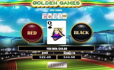 Golden Games Gamble Feature