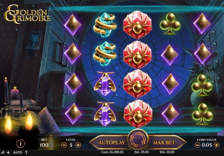 Free Demo of the Golden Grimoire Slot