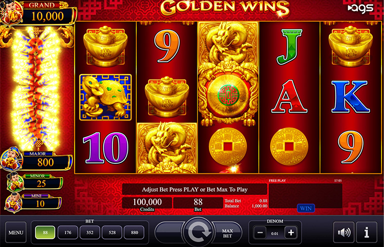 Free Demo of the Golden Wins Slot