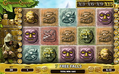 Gonzo’s Quest Free Fals with up to x15 Multiplier