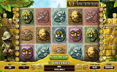 The Gonzo's Quest Online Slot at Diamond7 Casino