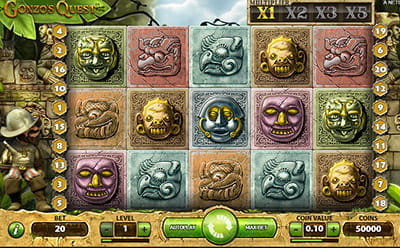 Gonzo’s Quest Slot game at Energy Casino