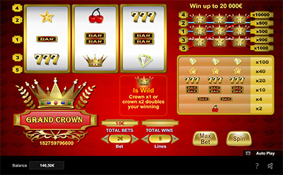 Grand Crown Slot Wild Symbol