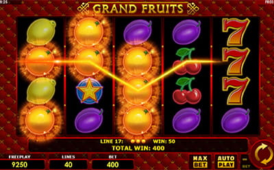 Grand Fruits Slot Bonus Round