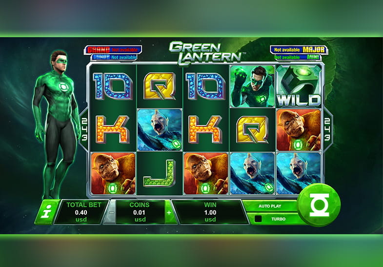 Green Lantern Slot by Playtech