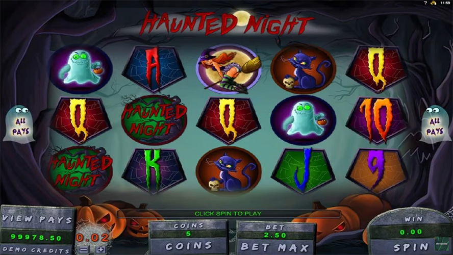 Free Demo of the Haunted Night Slot